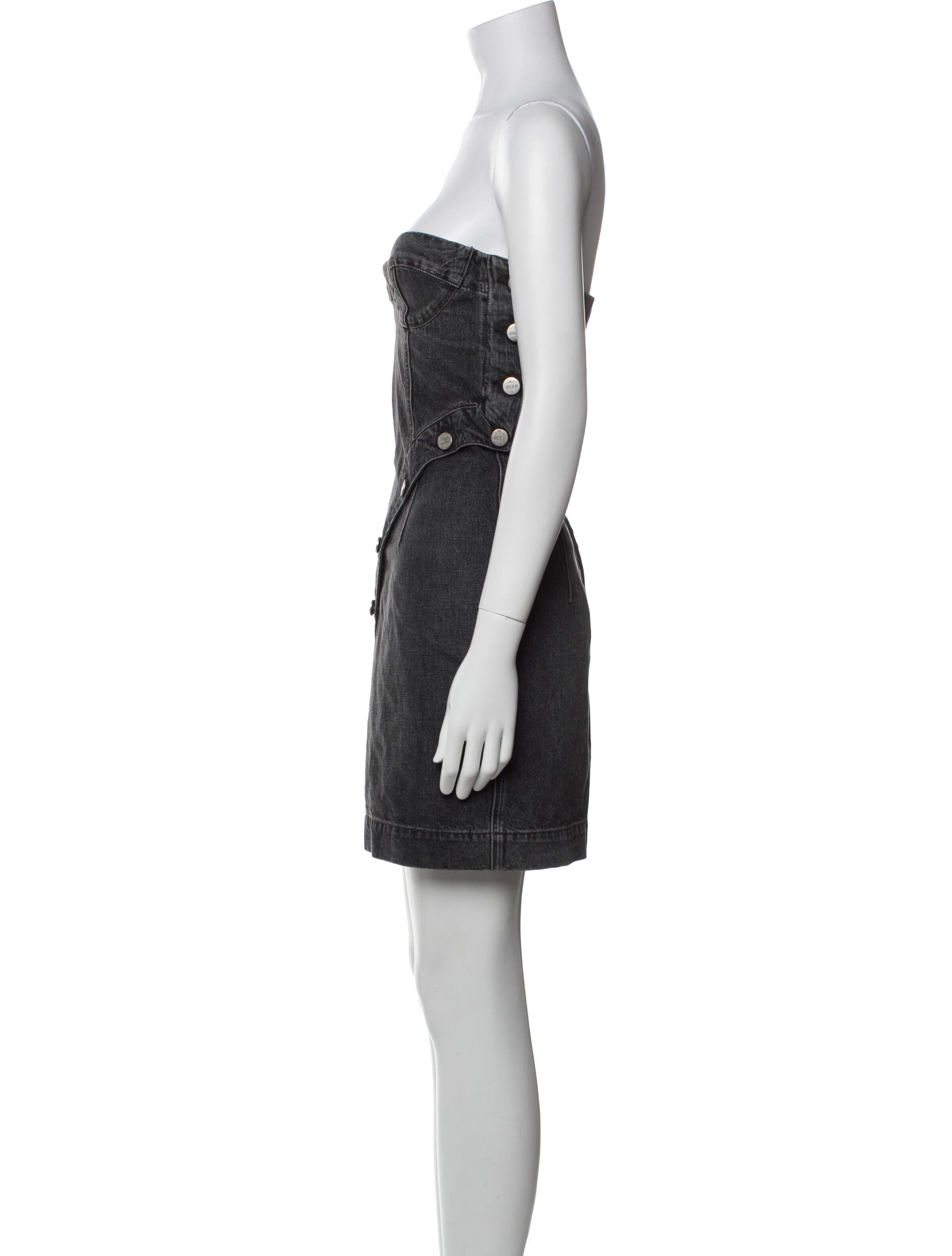 Jean Atelier Strapless Mini Dress