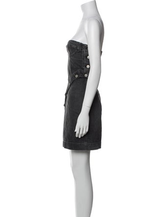 Jean Atelier Strapless Mini Dress