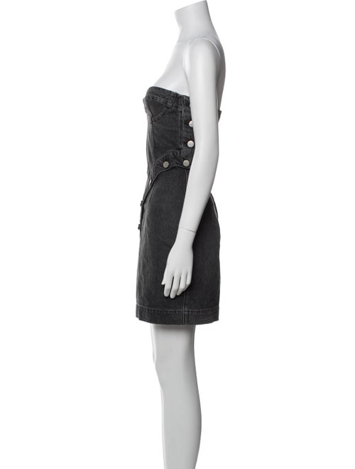 Jean Atelier Strapless Mini Dress