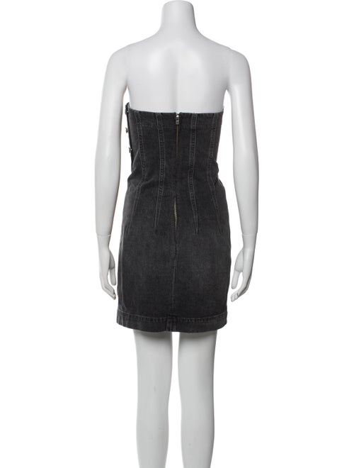 Jean Atelier Strapless Mini Dress