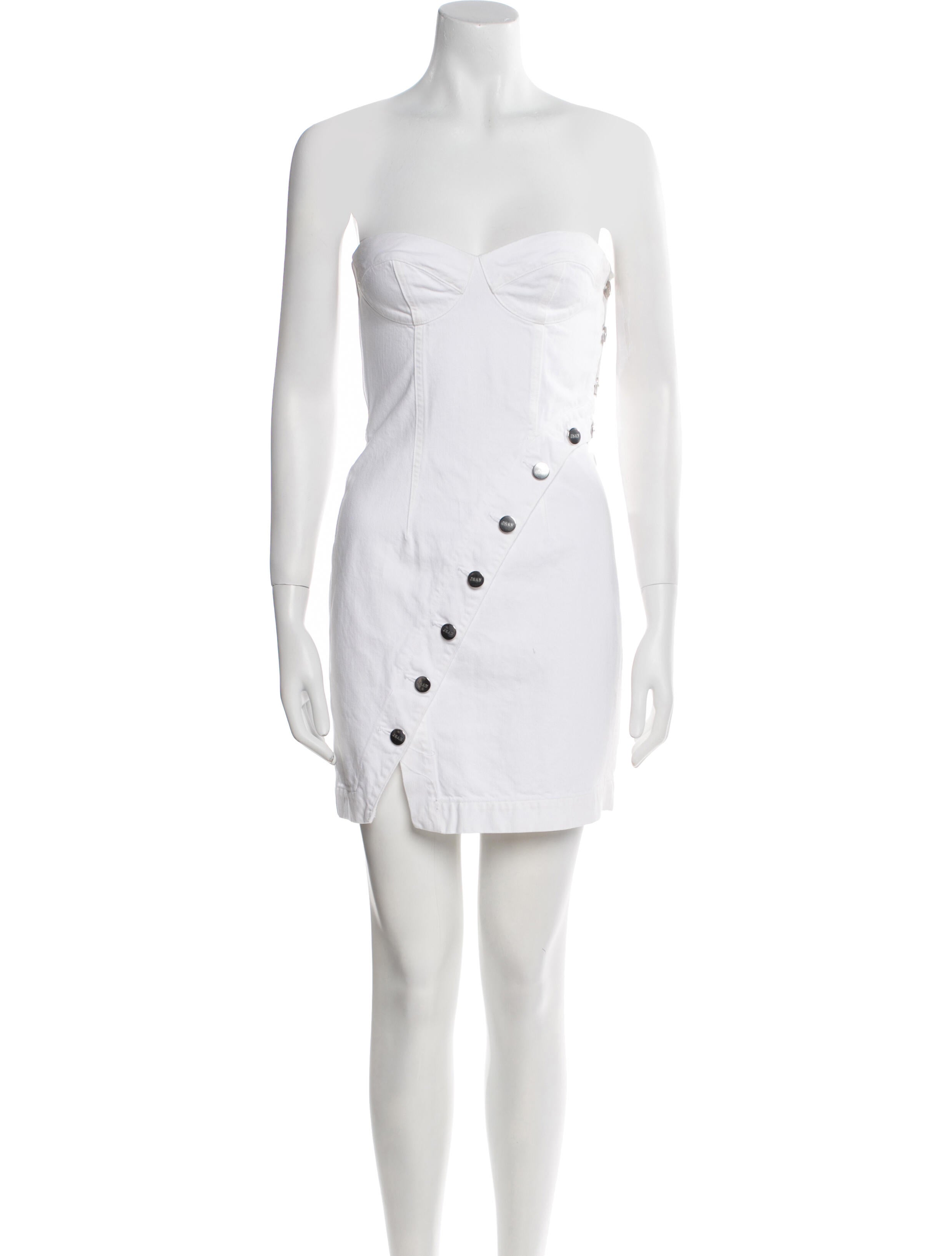 Jean Atelier Strapless Mini Dress