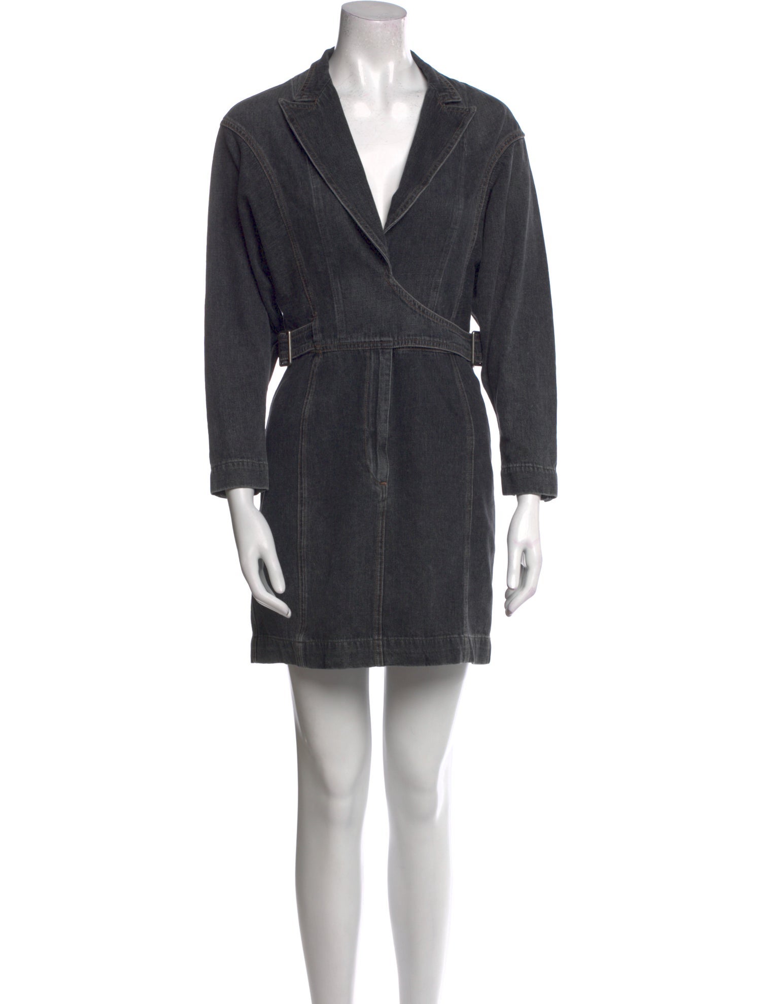 Jean Atelier V-Neck Mini Dress