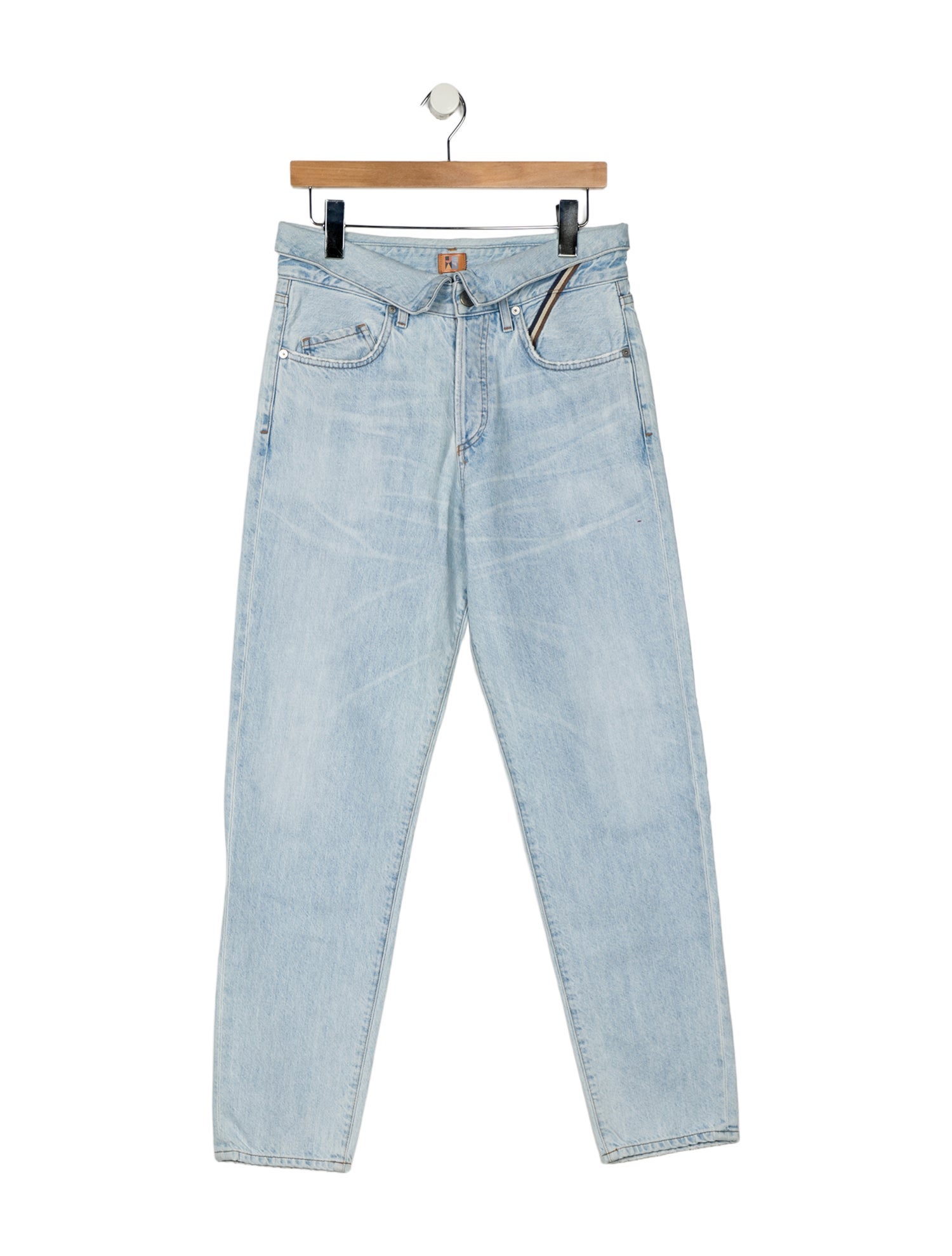 Jean Atelier Mid-Rise Straight Leg Jeans