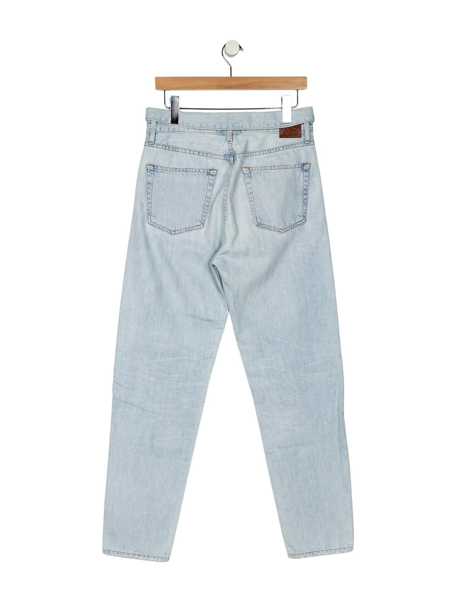 Jean Atelier Mid-Rise Straight Leg Jeans