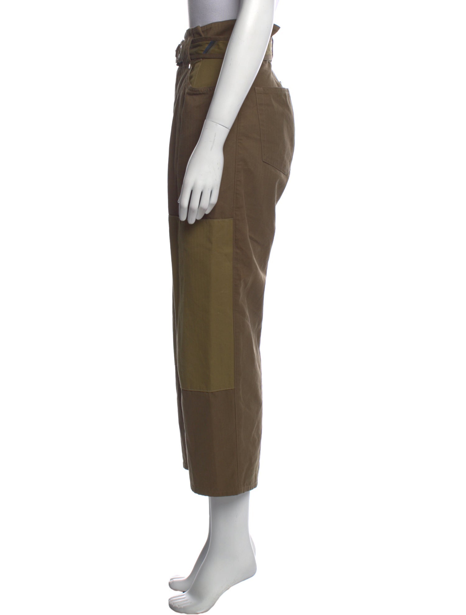 Jean Atelier Colorblock Pattern Straight Leg Pants