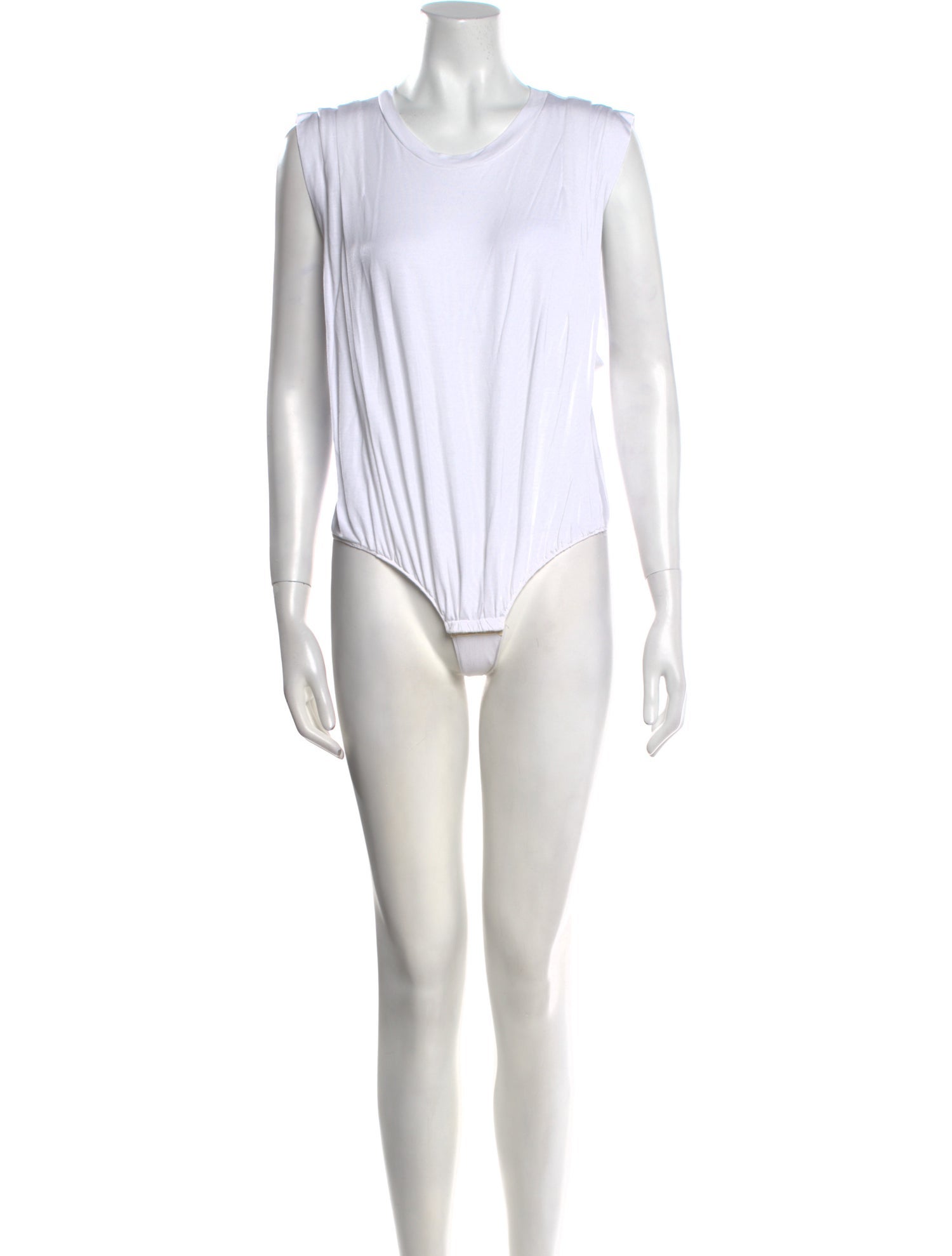 Jean Atelier Crew Neck Sleeveless Bodysuit