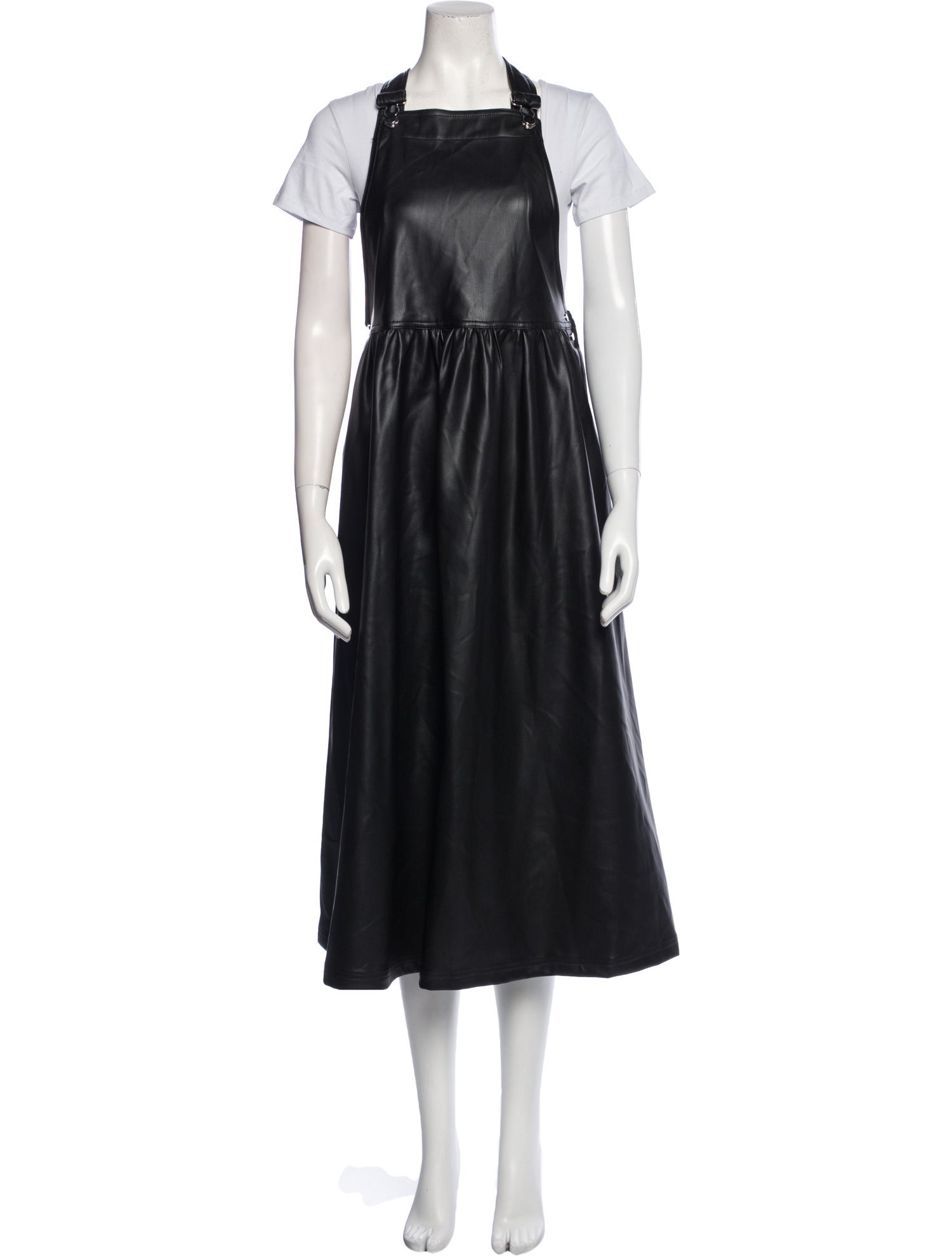 Jakke Faux Leather Long Dress