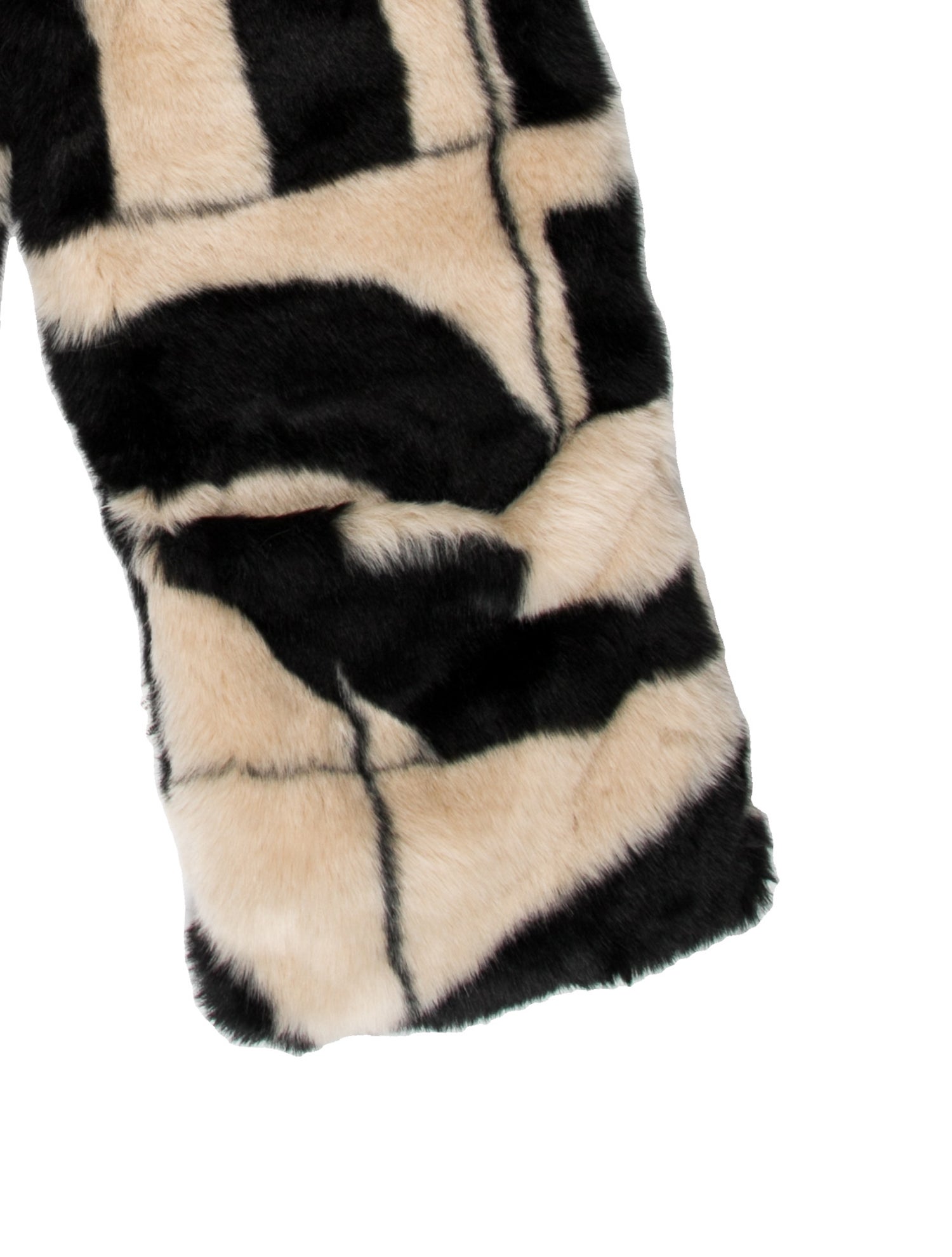 Jakke Faux Fur Printed Scarf w/ Tags