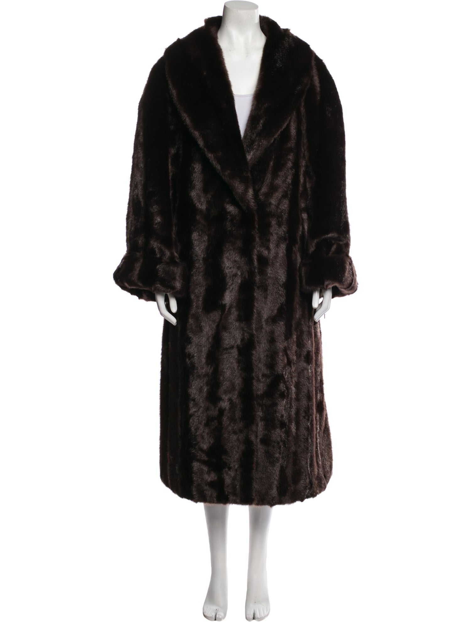 Jakke Faux Fur Faux Fur Coat