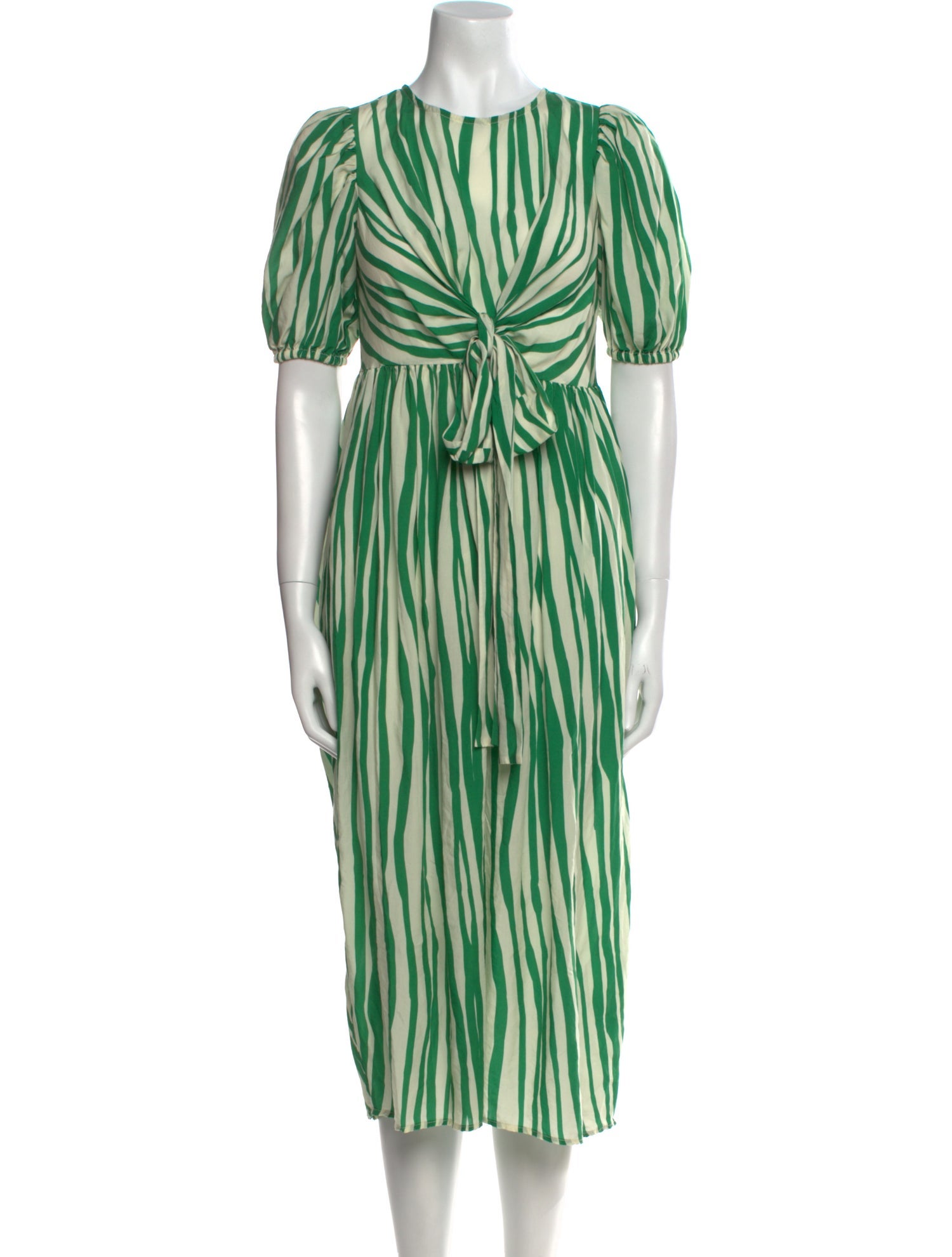 Jakke Striped Midi Length Dress