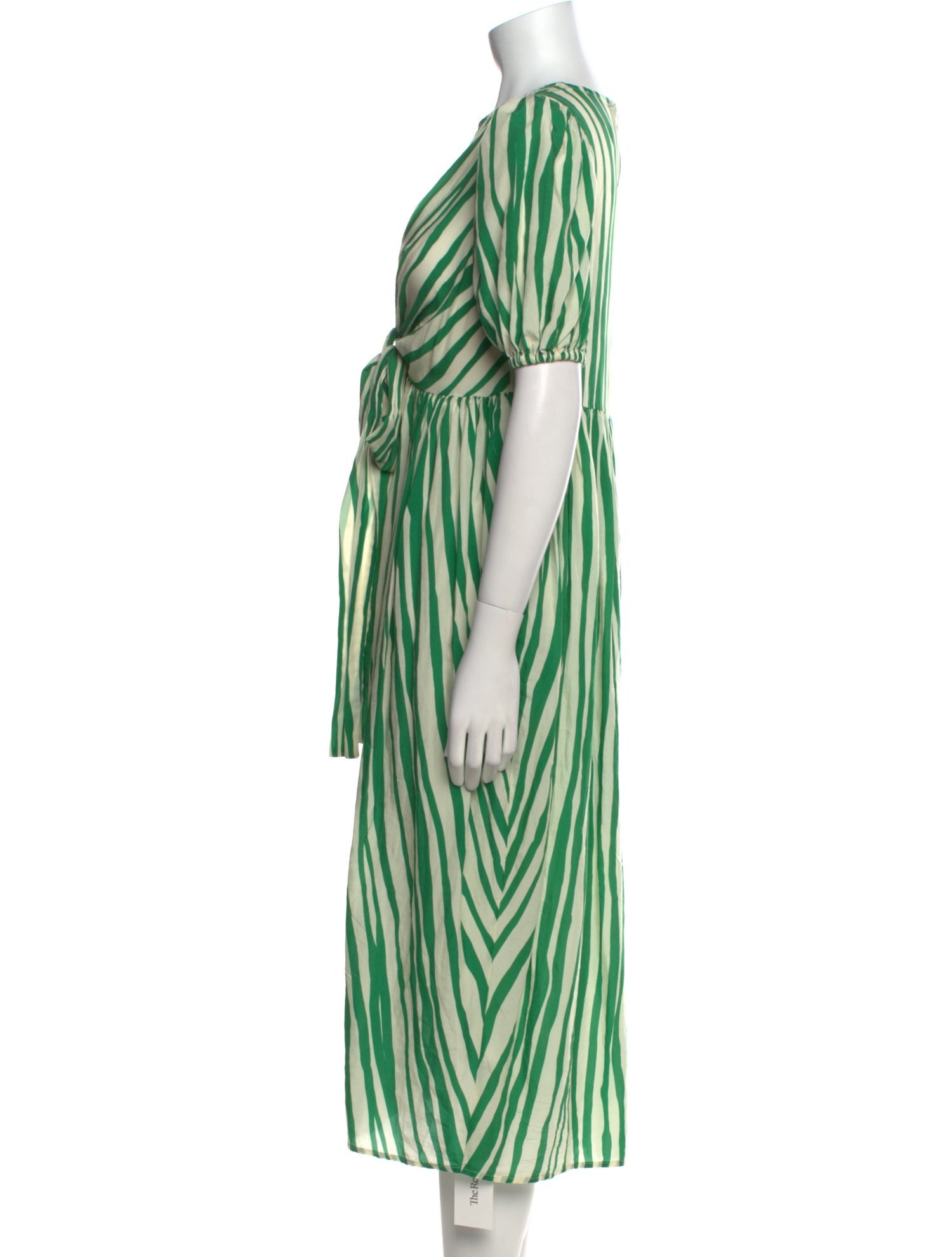 Jakke Striped Midi Length Dress