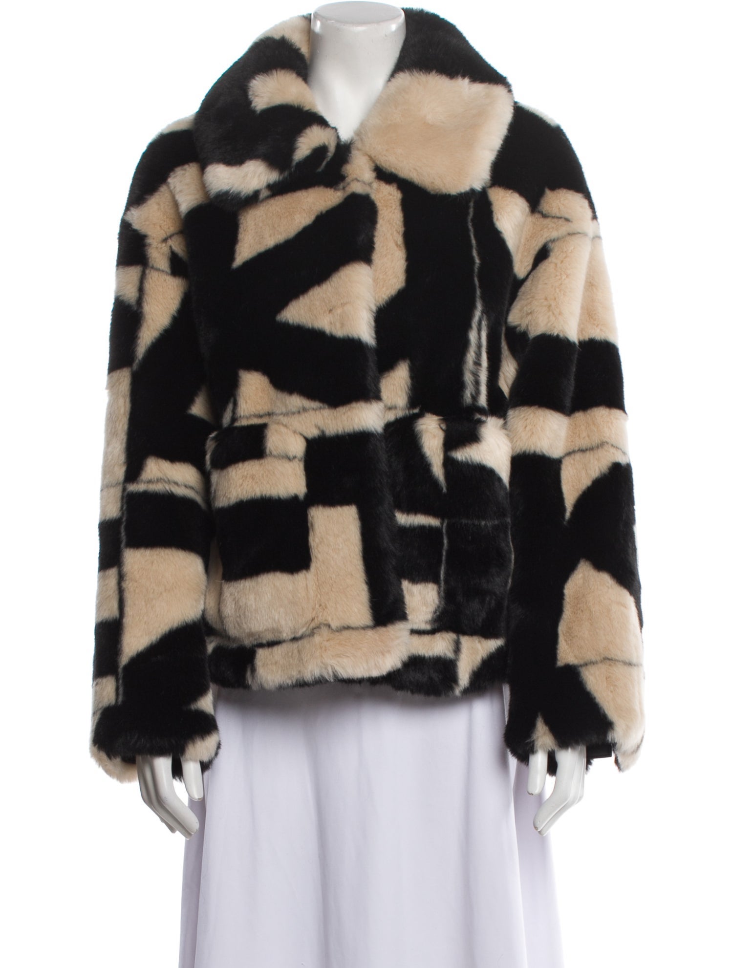 Jakke Printed Faux Fur Jacket