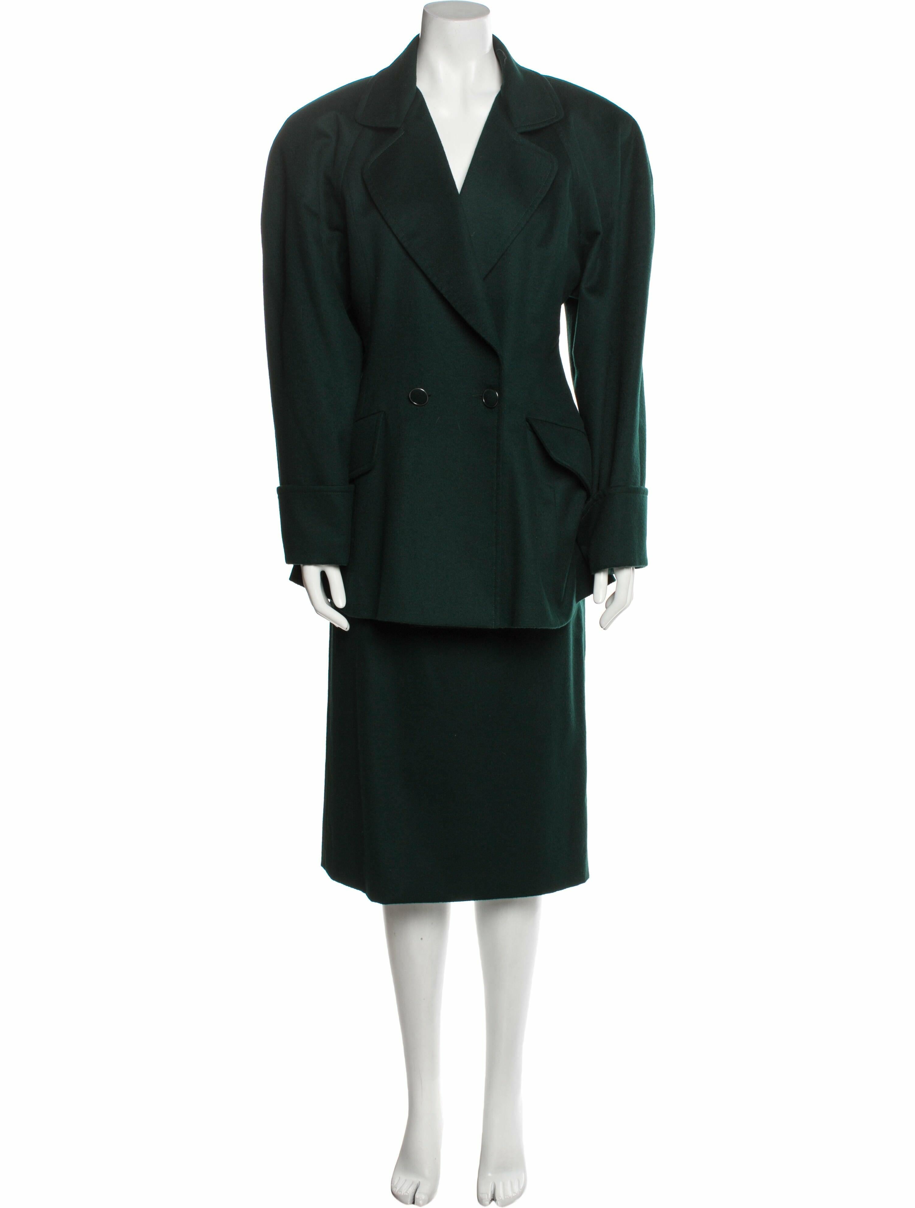 Jean-Louis Scherrer 1980's Skirt Suit