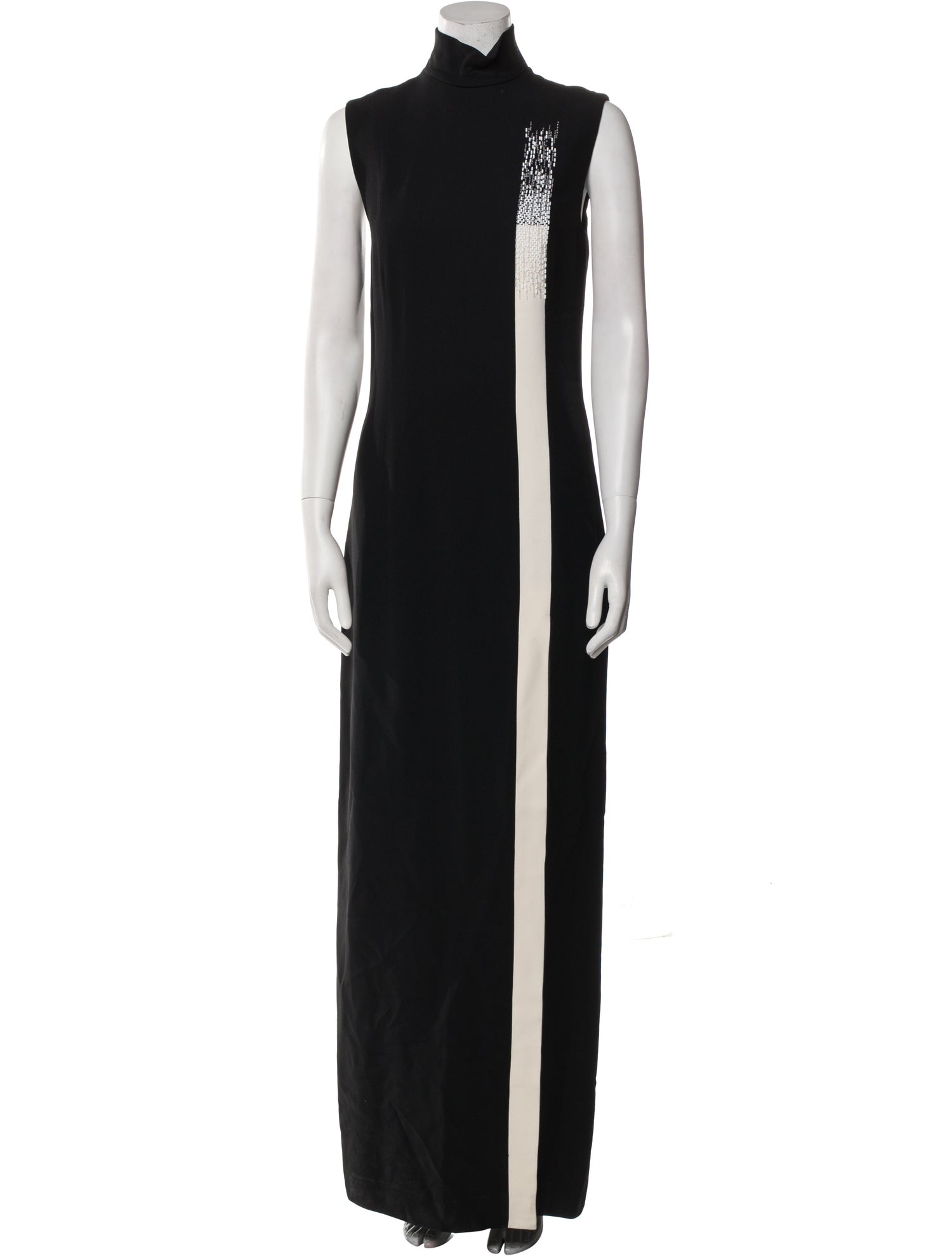 Jean-Louis Scherrer Turtleneck Long Dress