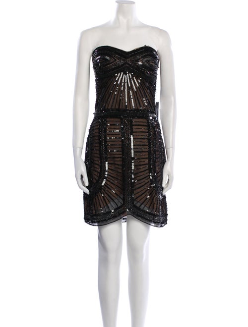 Jean-Louis Scherrer Strapless Mini Dress