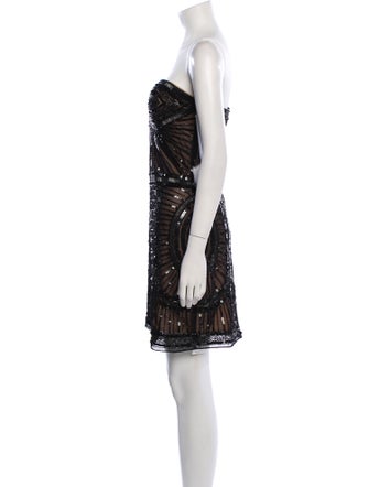 Jean-Louis Scherrer Strapless Mini Dress