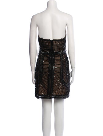 Jean-Louis Scherrer Strapless Mini Dress