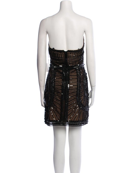 Jean-Louis Scherrer Strapless Mini Dress