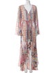 Jean-Louis Scherrer Printed Long Dress