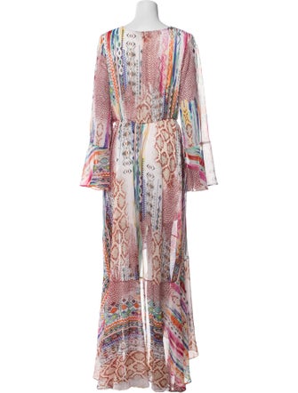 Jean-Louis Scherrer Printed Long Dress