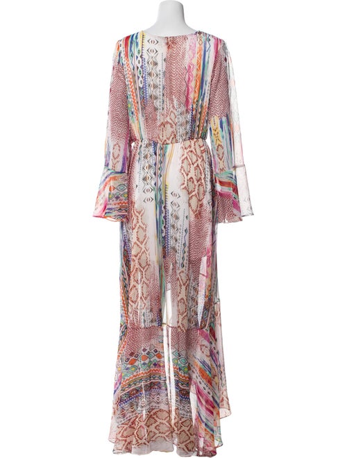Jean-Louis Scherrer Printed Long Dress