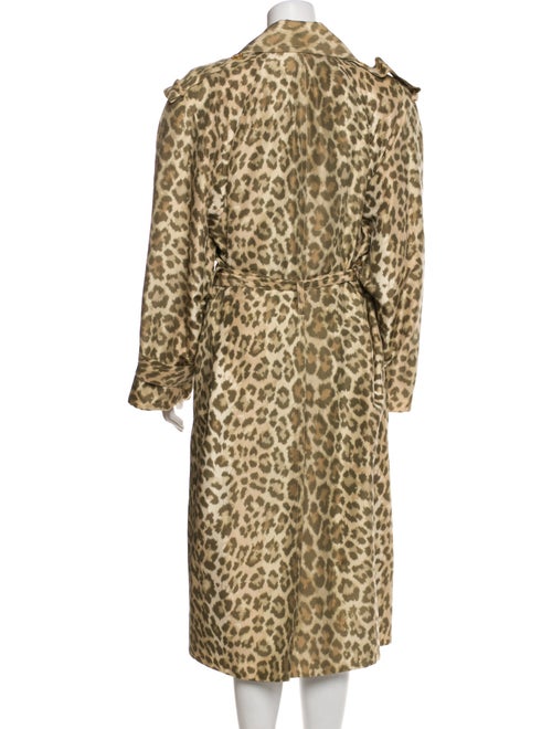 Jean-Louis Scherrer Animal Print Faux Fur Coat