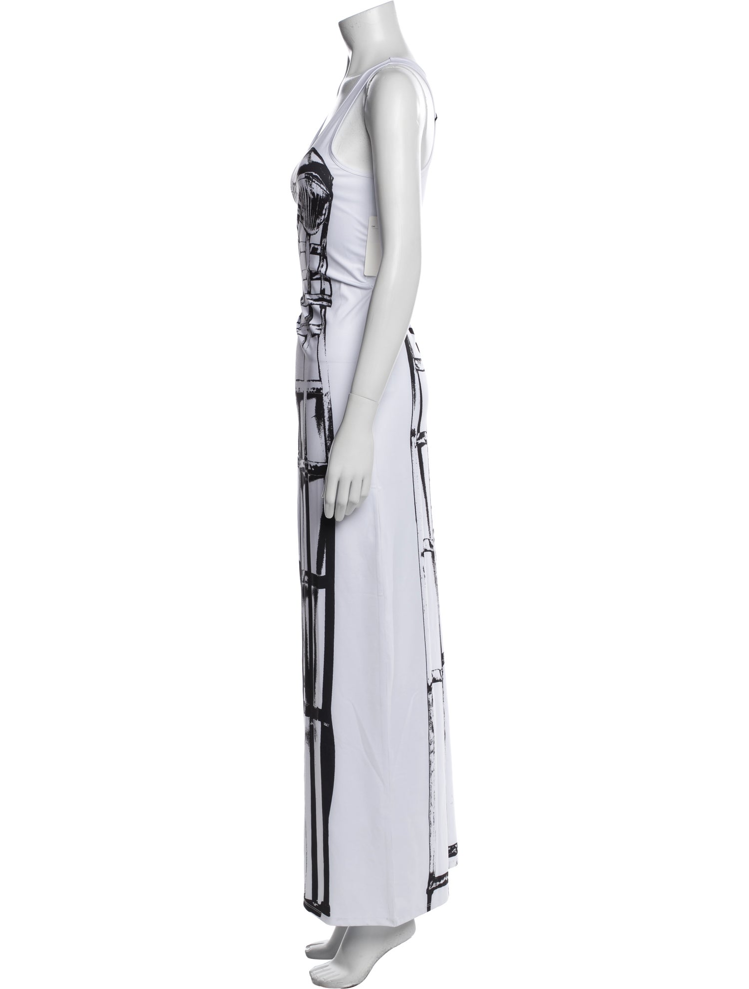 Jean's Paul Gaultier Printed Long Dress