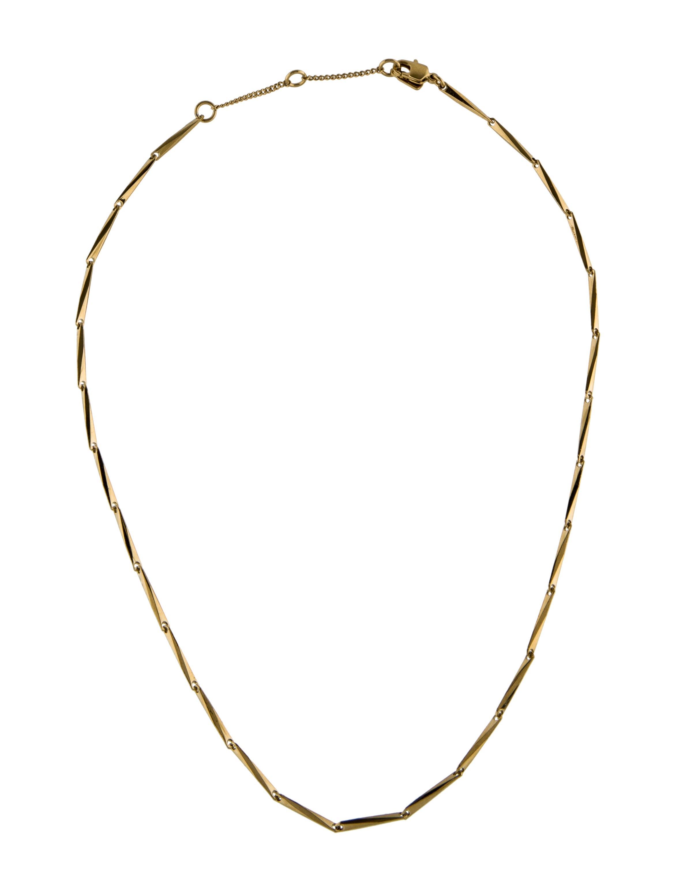 Jenny Bird Thin Chain Necklace GoldTone Metal Chain, Necklaces WJEBI20258 The RealReal