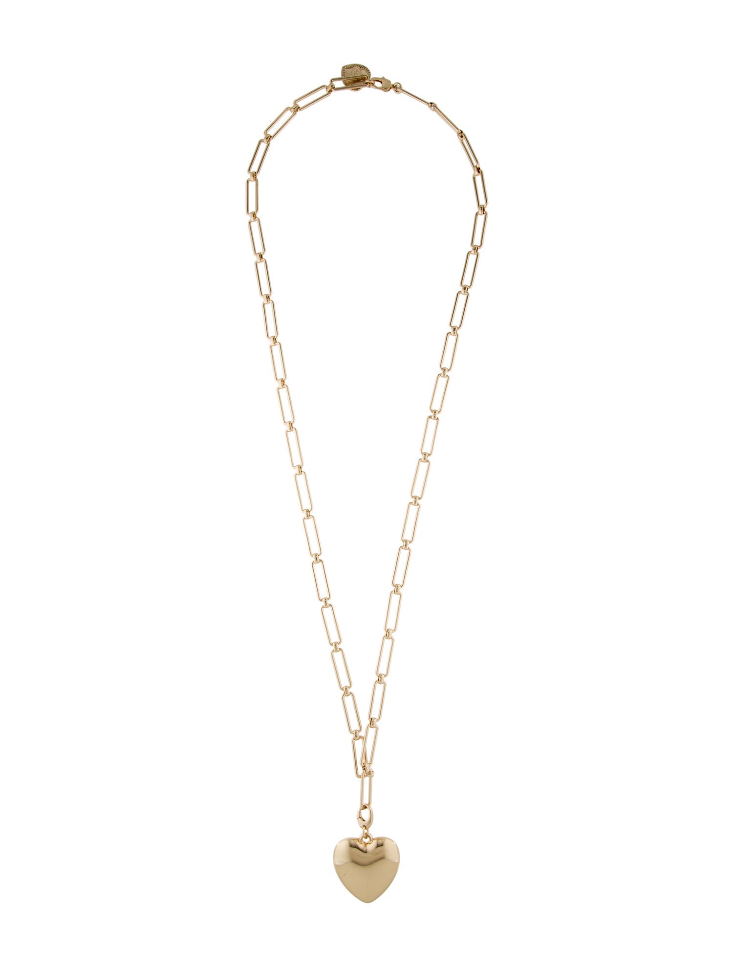 Jenny Bird X Revolve Puffy Heart Chain Necklace