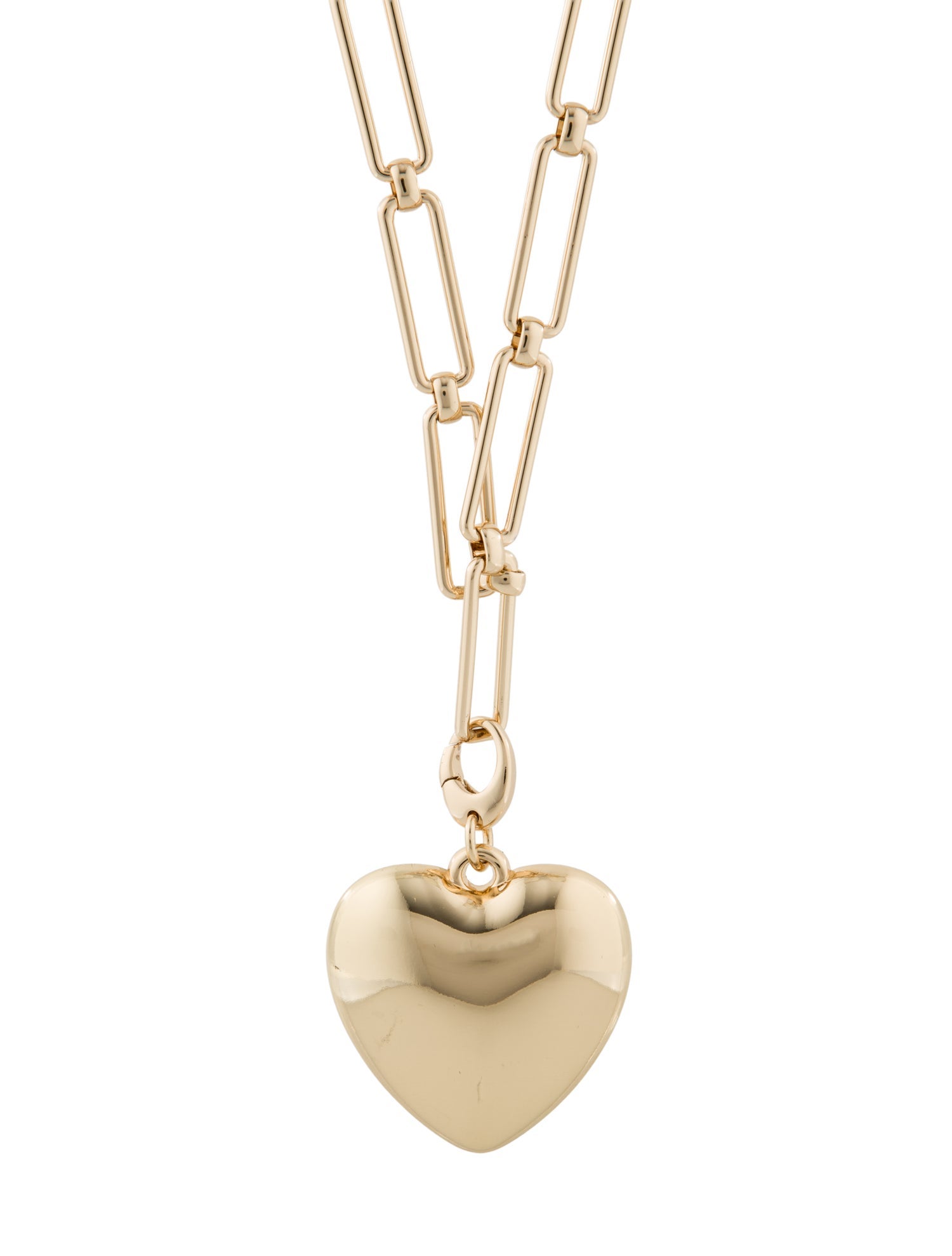 Jenny Bird X Revolve Puffy Heart Chain Necklace