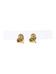 Jenny Bird Art Heart Button Studs Earrings