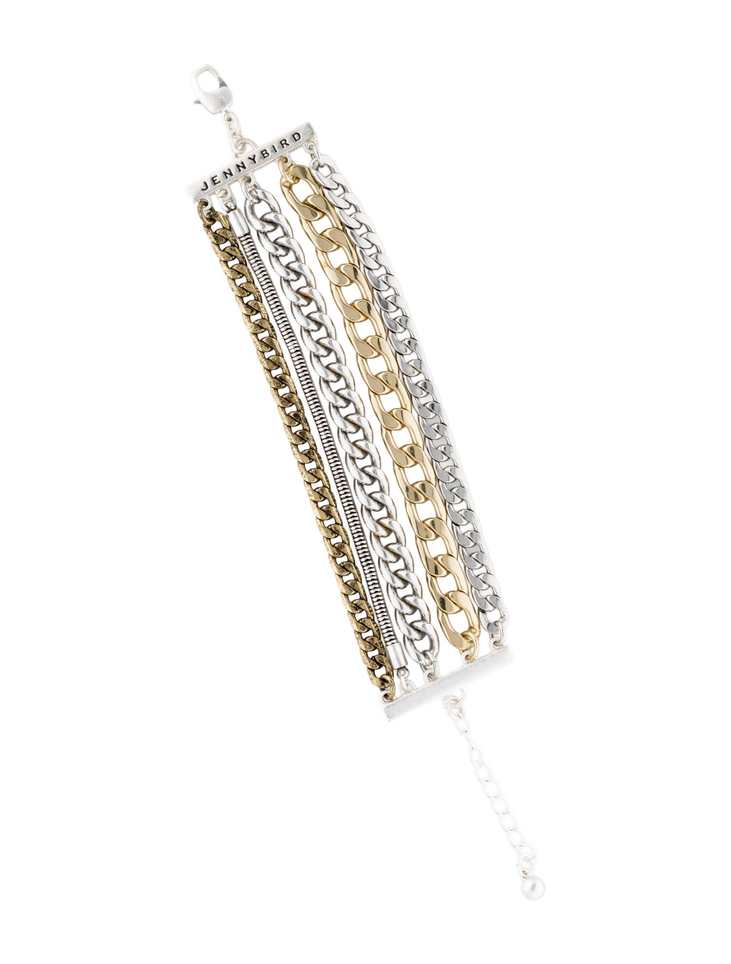 Jenny Bird Two-Tone Multistrand Link Bracelet