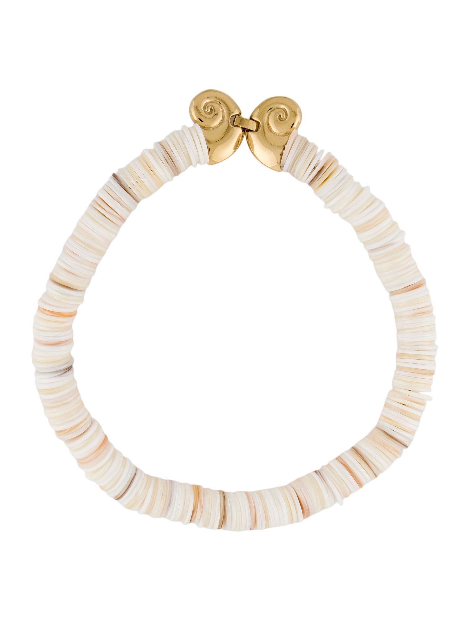 Jenny Bird Mother of Pearl & Seashell Collar Necklace