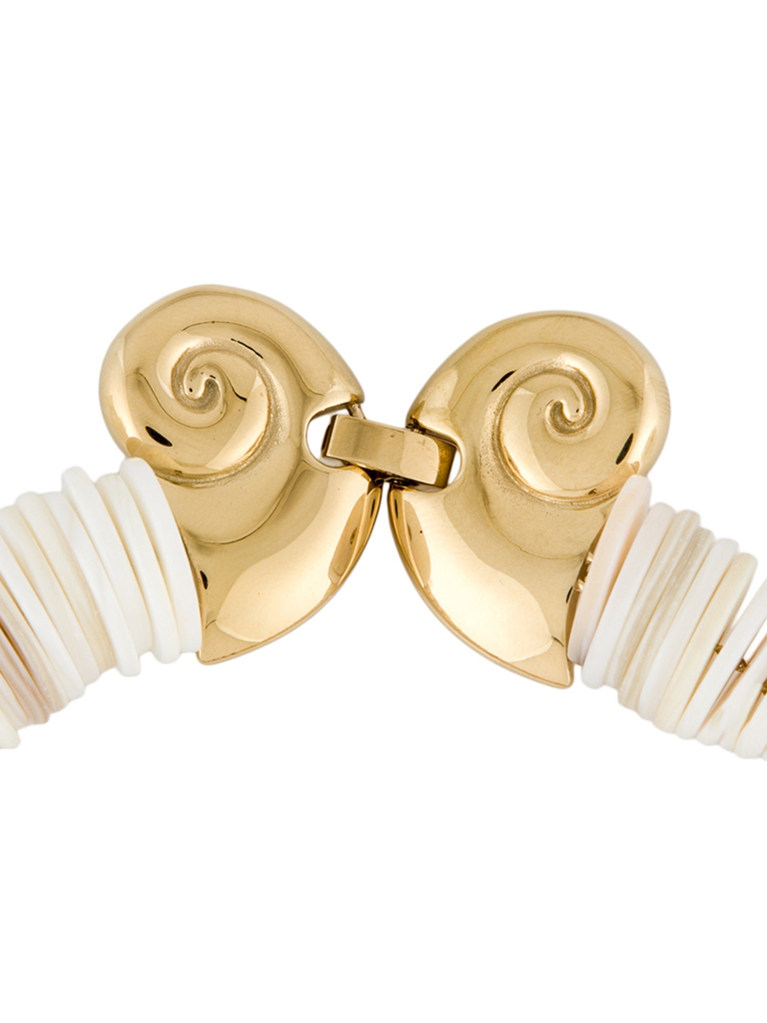 Jenny Bird Mother of Pearl & Seashell Collar Necklace