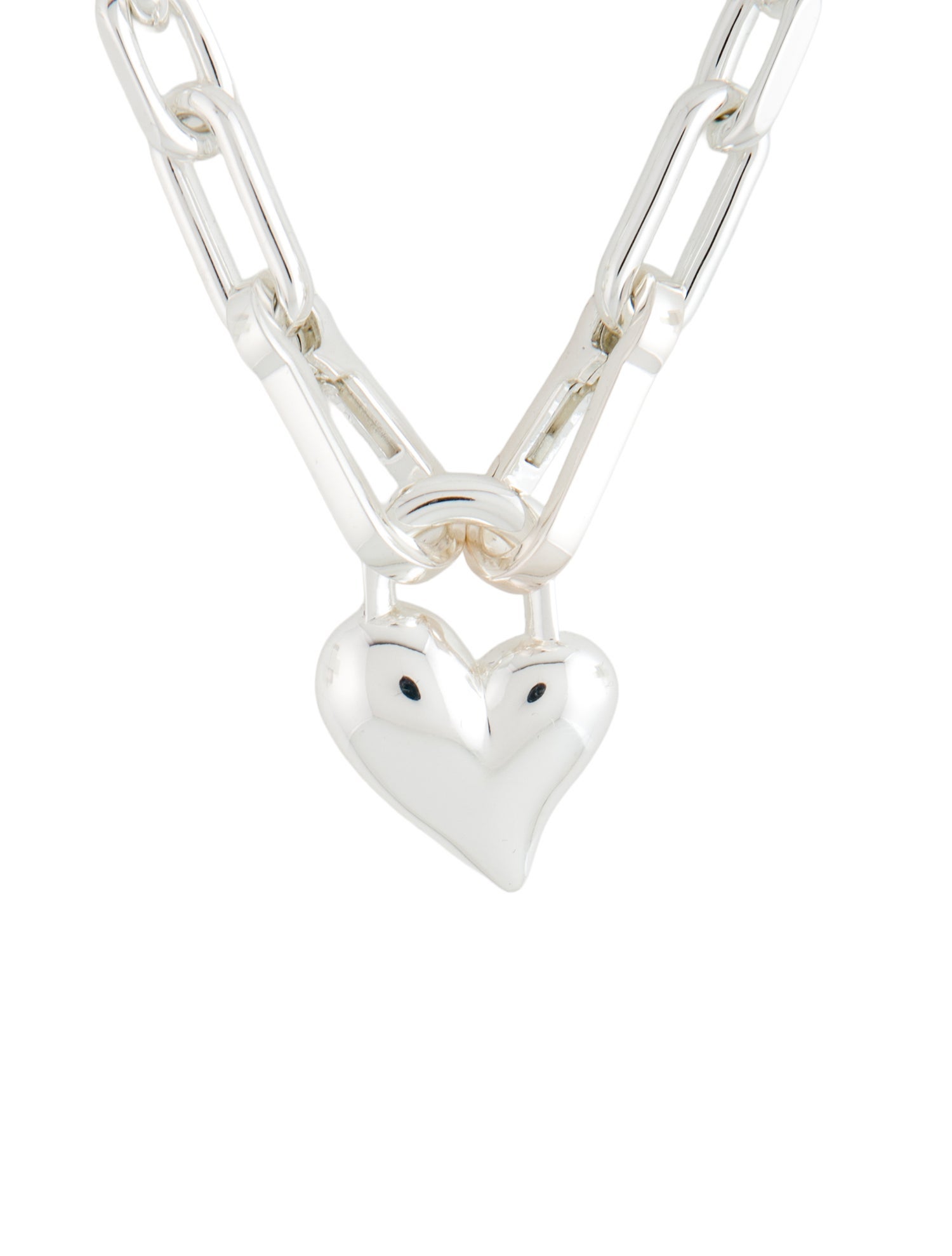 Jenny Bird Padlock Heart Pendant Necklace
