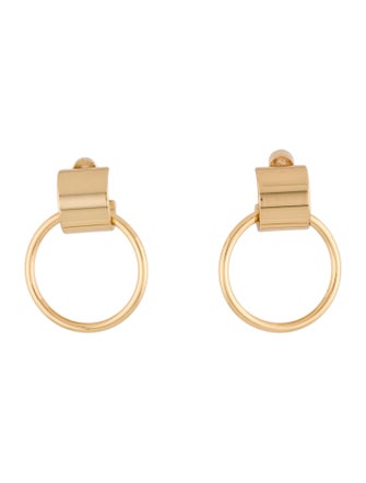 Jenny Bird Faye Knocker Hoop Drop Earrings