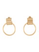 Jenny Bird Faye Knocker Hoop Drop Earrings