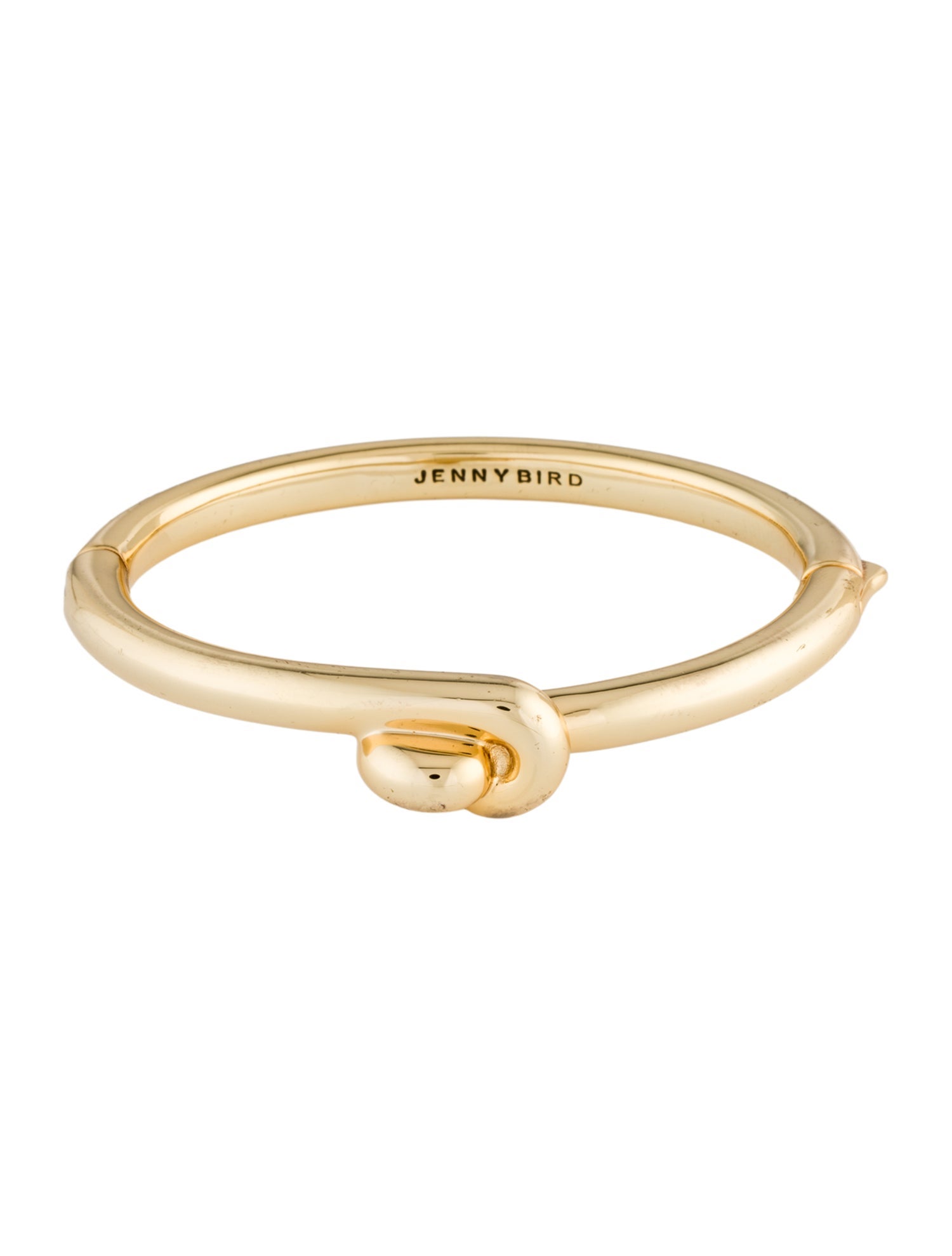 Jenny Bird Maeve Knot Hinged Bangle Bracelet