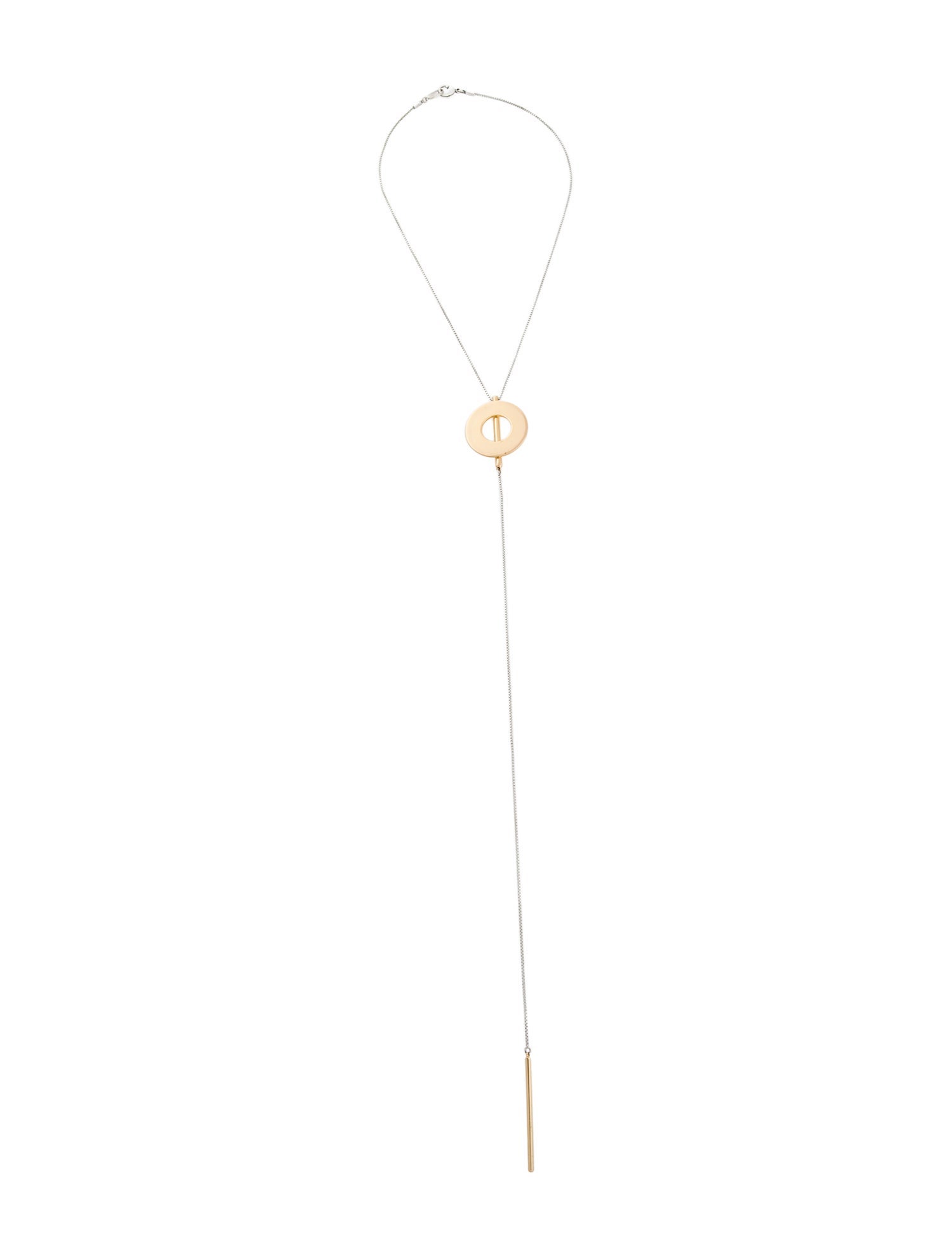 Jenny Bird Two-Tone Link Lavalier Necklace