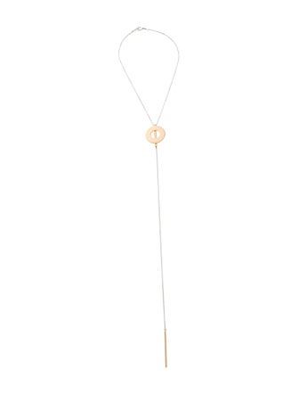 Jenny Bird Two-Tone Link Lavalier Necklace