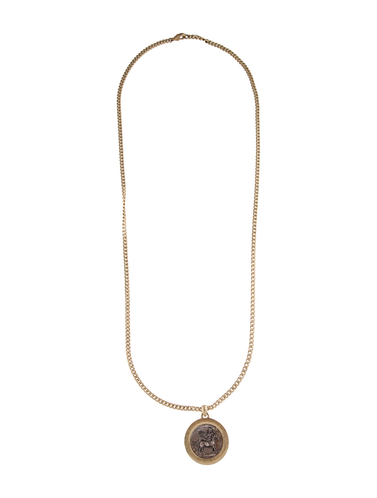 Jenny Bird Two-Tone Medallion Pendant Necklace