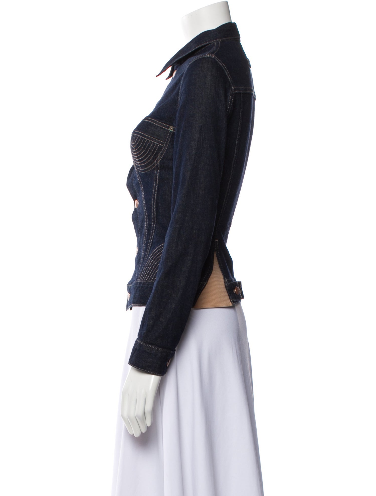 Jean Paul Gaultier X Levi's Denim Jacket - Blue Jackets, Clothing