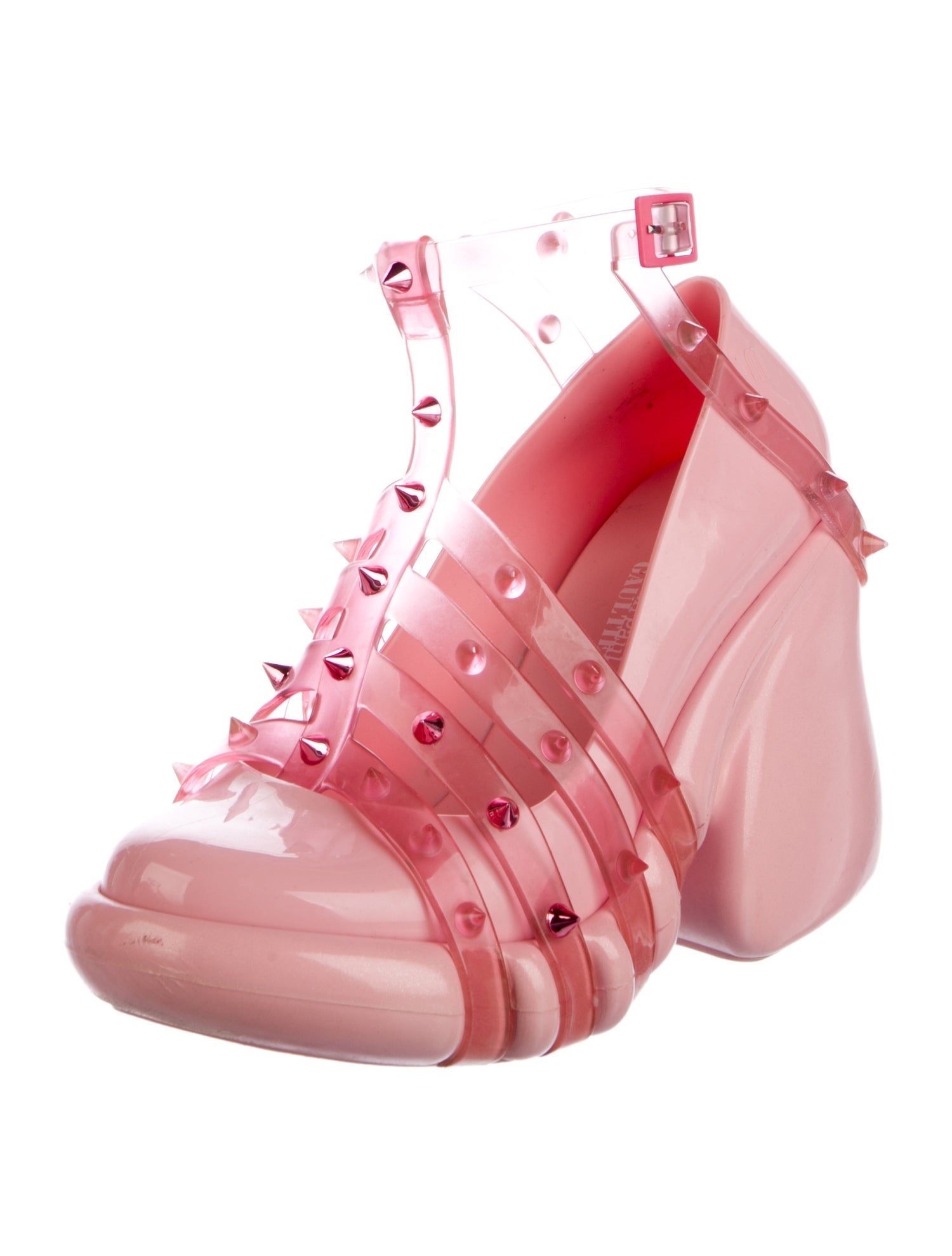 Melissa x Jean Paul Gaultier Rubber Studded Accents Pumps