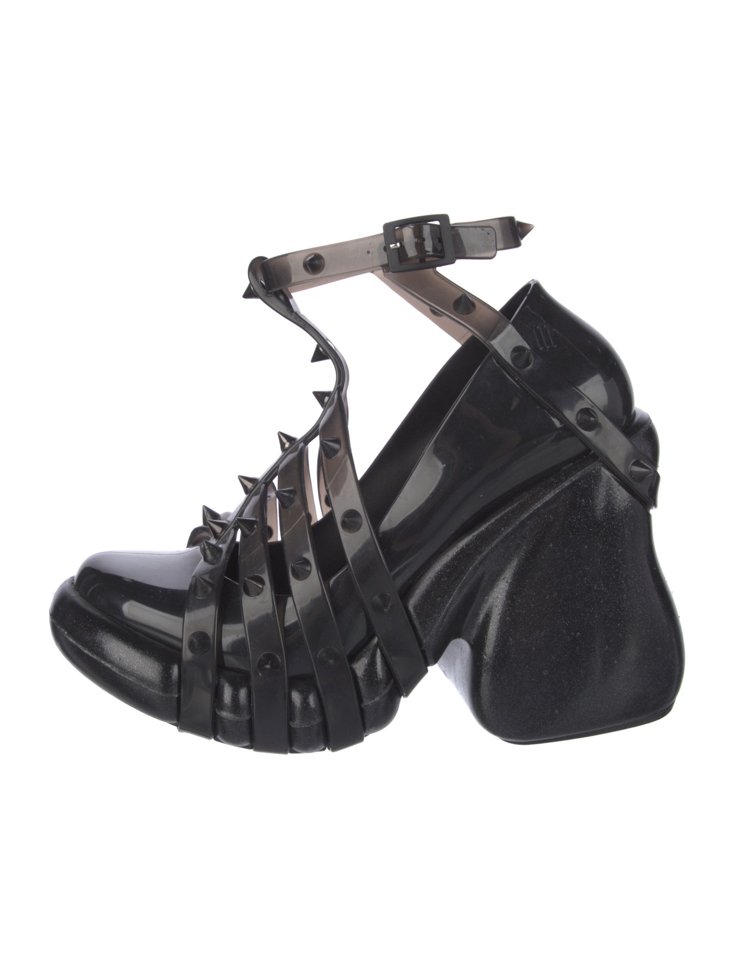 Melissa x Jean Paul Gaultier Rubber Studded Accents Pumps