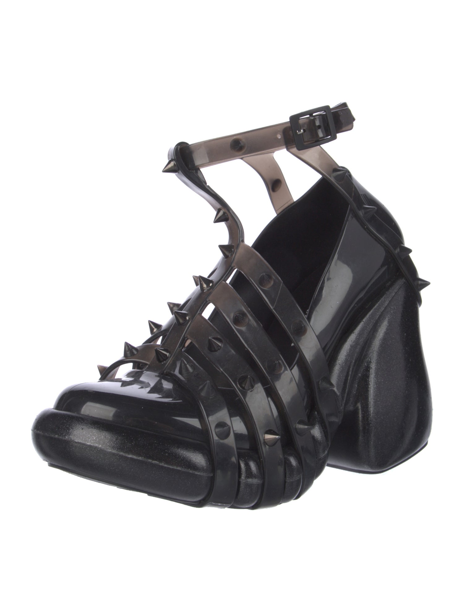 Melissa x Jean Paul Gaultier Rubber Studded Accents Pumps