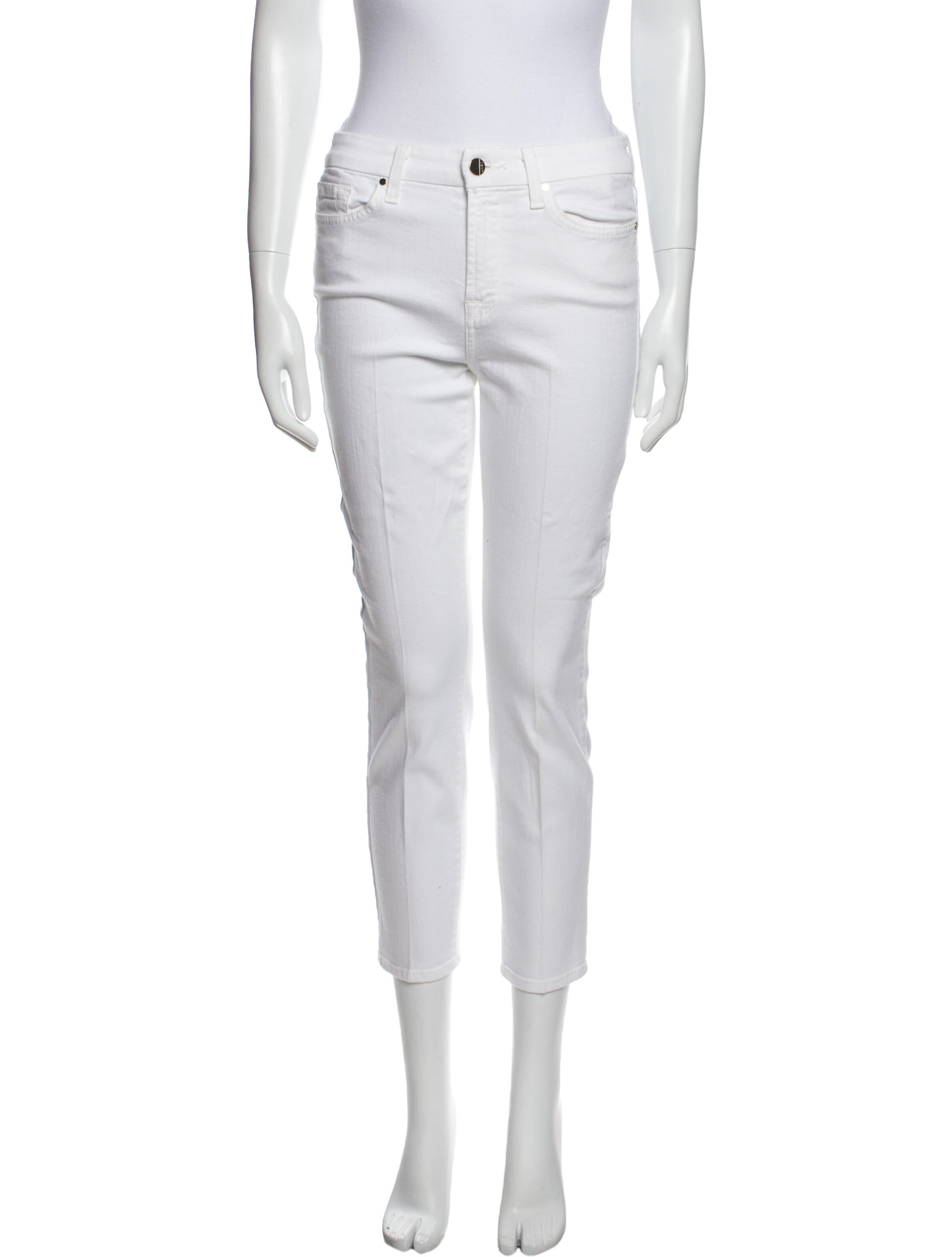 Jen7 Mid-Rise Skinny Leg Jeans