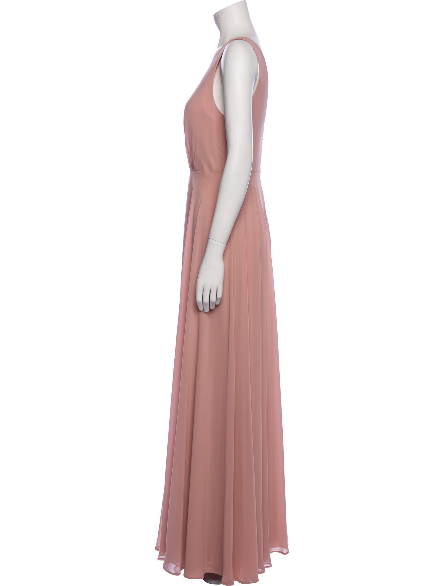 Jenny Yoo V-Neck Long Dress