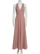 Jenny Yoo Plunge Neckline Long Dress