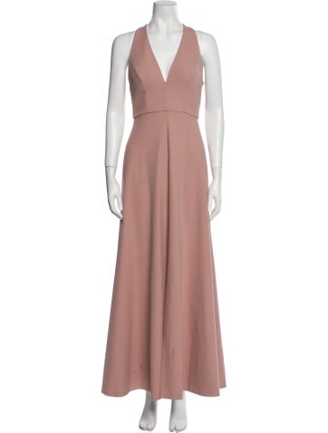 Jenny Yoo Dresses Plunge Neckline Long Dress US 6 | M