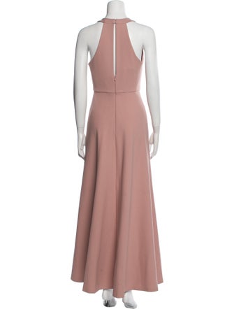 Jenny Yoo Plunge Neckline Long Dress